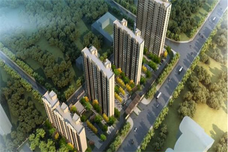 山水人家2室2厅1卫96m2中档装修